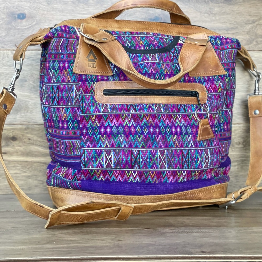 One of a kind, handmade tote bag - Ixchel Triangle